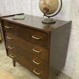 Vintage winged chest of drawers