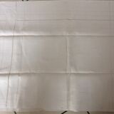White cotton tablecloth