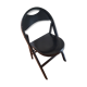 Black tuna and b751 folding chair