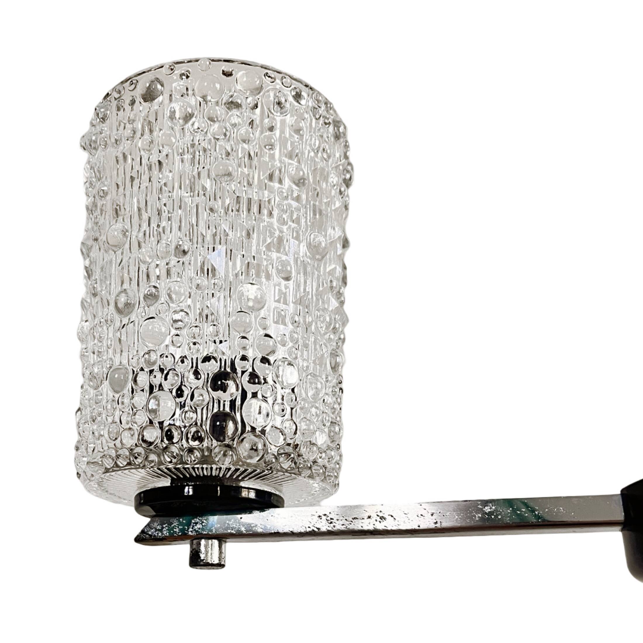 Chandelier, Lidokov type V167-1268, Czechoslovakia, 1970s