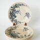 Lot of 5 dessert plates in Terre de Fer HBCM, early 20th century