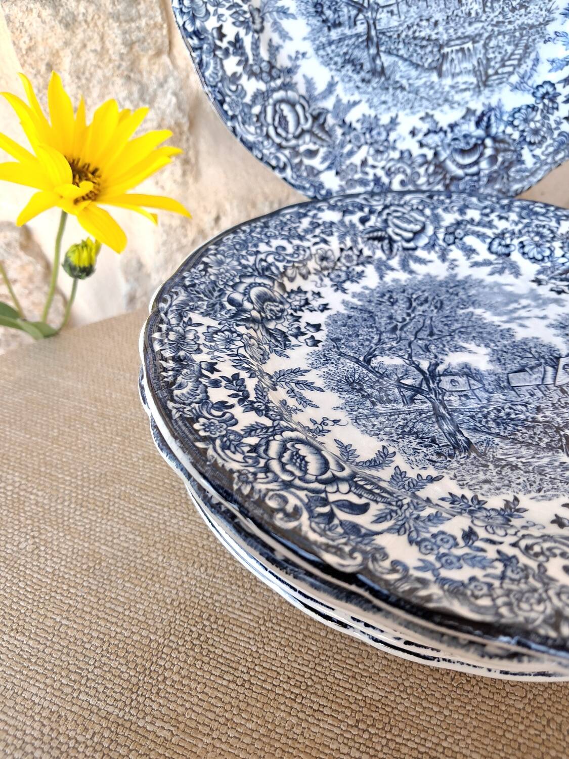 Antique dessert plates