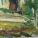 Oil Mountain Landscape 50s