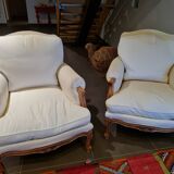 Set of 2 Louis XV style shepherdesses