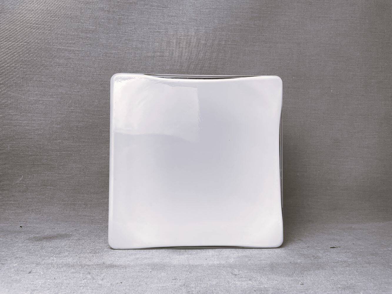 White  glass flush mount ceiling or wall lamp