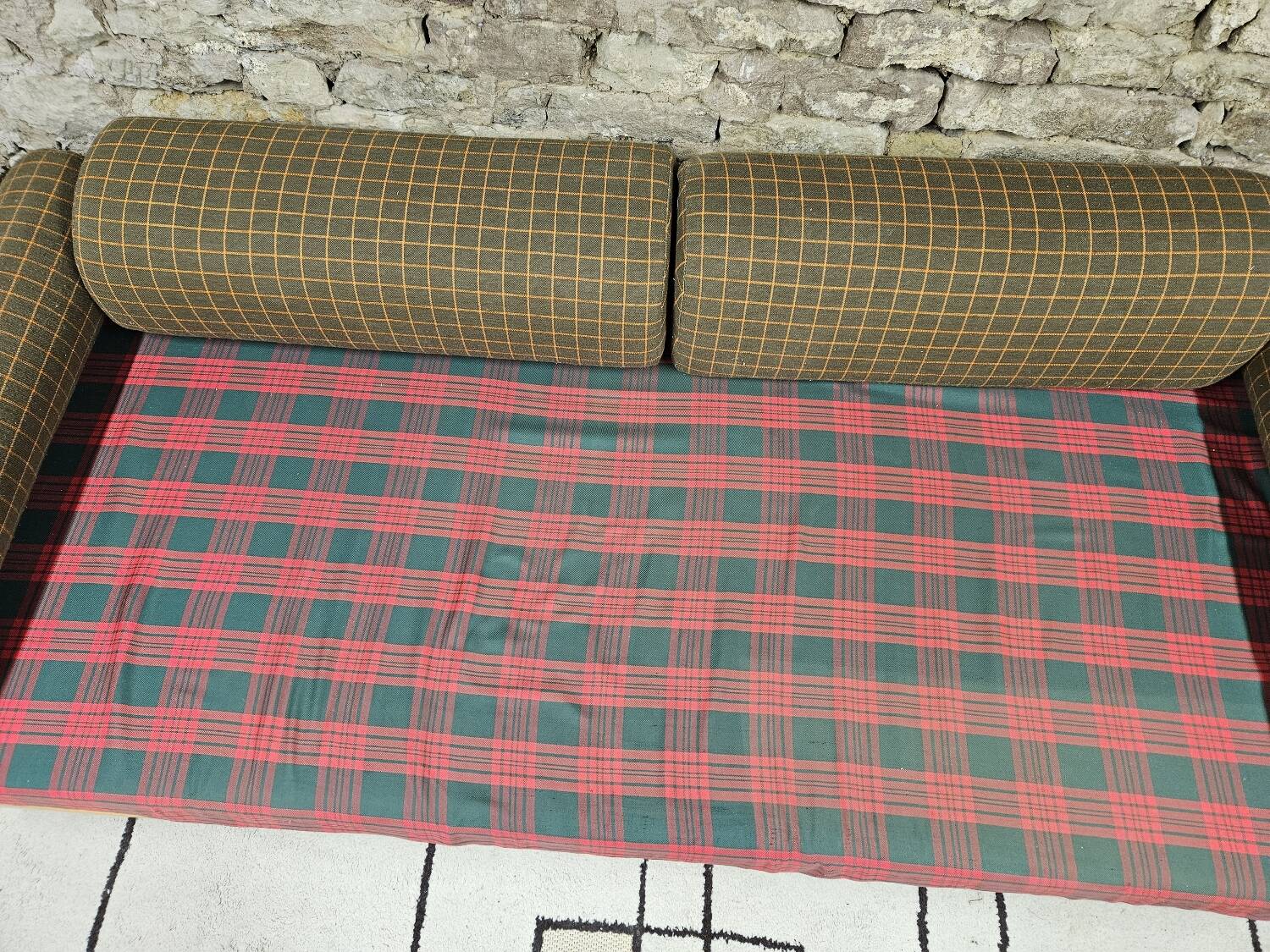 Vintage chaise longue daybed 1960"