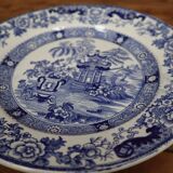 Creil & Montereau Terre de Fer plate Pagoda model 24cm