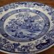 Assiette Creil & Montereau Terre de Fer modèle Pagode 24cm