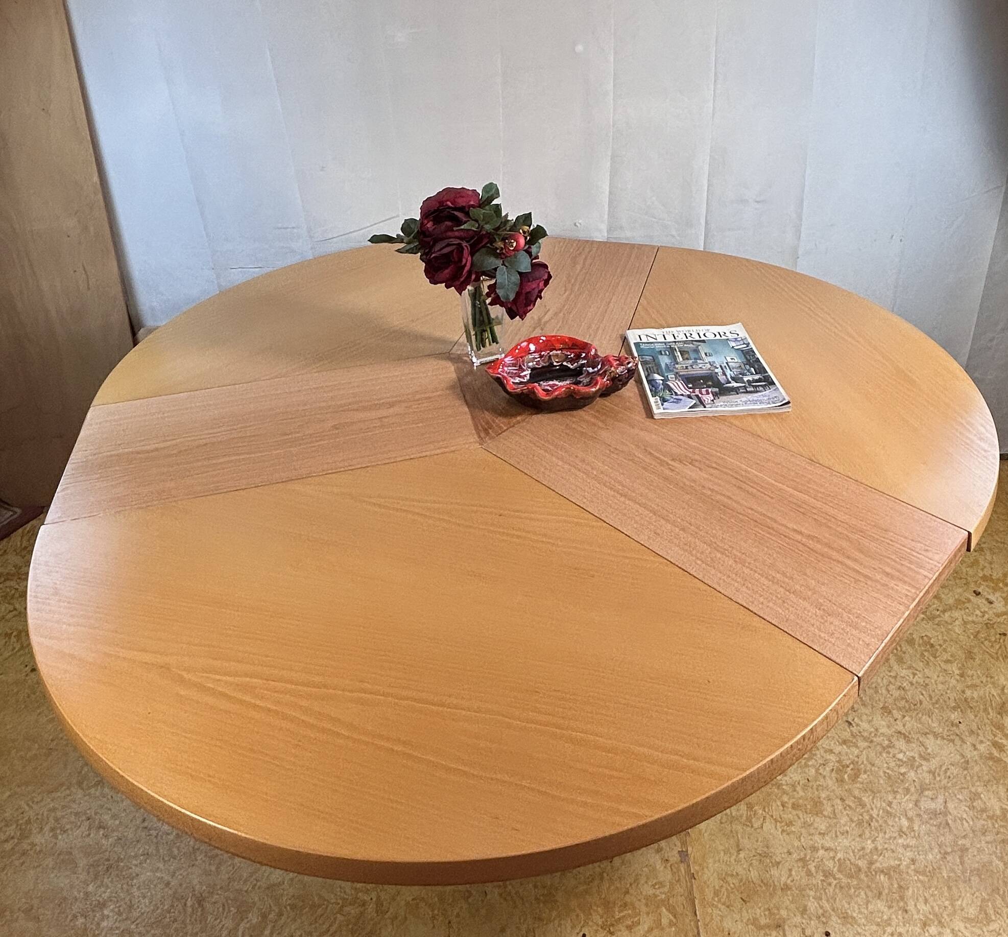 Vintage Danish Design Extendable Dining Table by Skovby – Patented SM32 Des