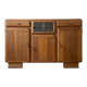 Vintage 1950s solid wood sideboard