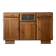 Vintage 1950s solid wood sideboard