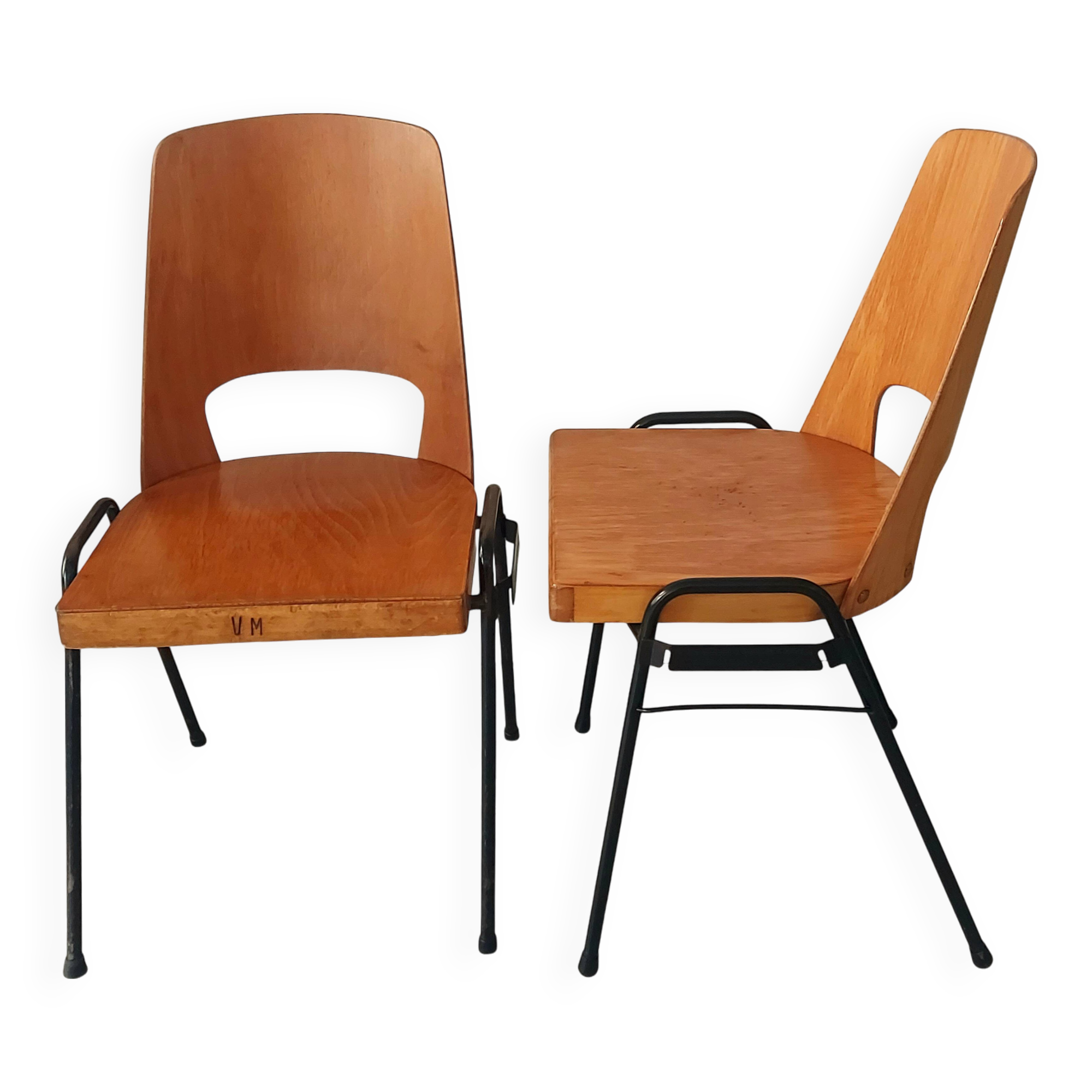 Chaises Baumann Manhattan, 1970