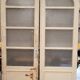 Old glass doors with rounded frame