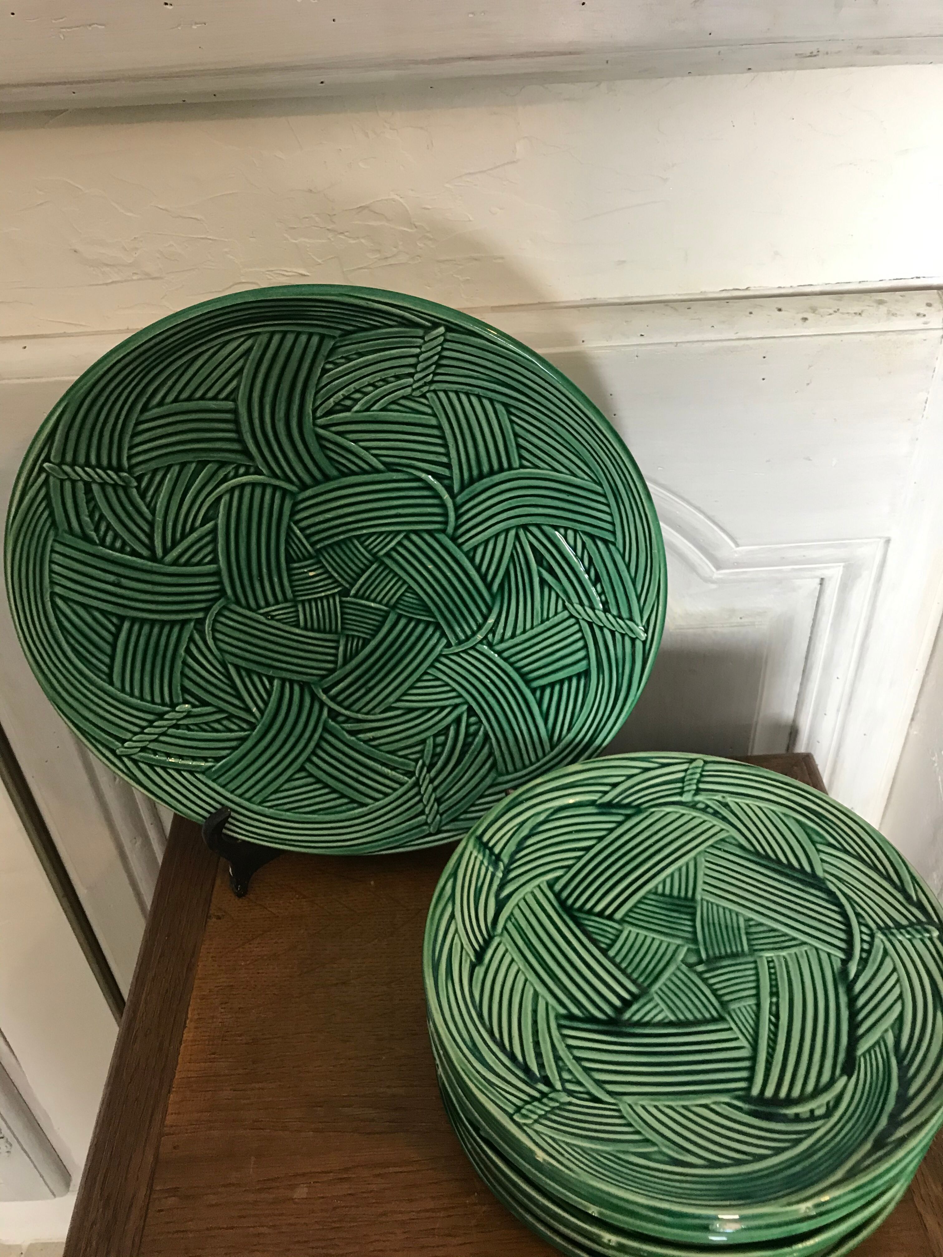 Set of 10 Gien Plates