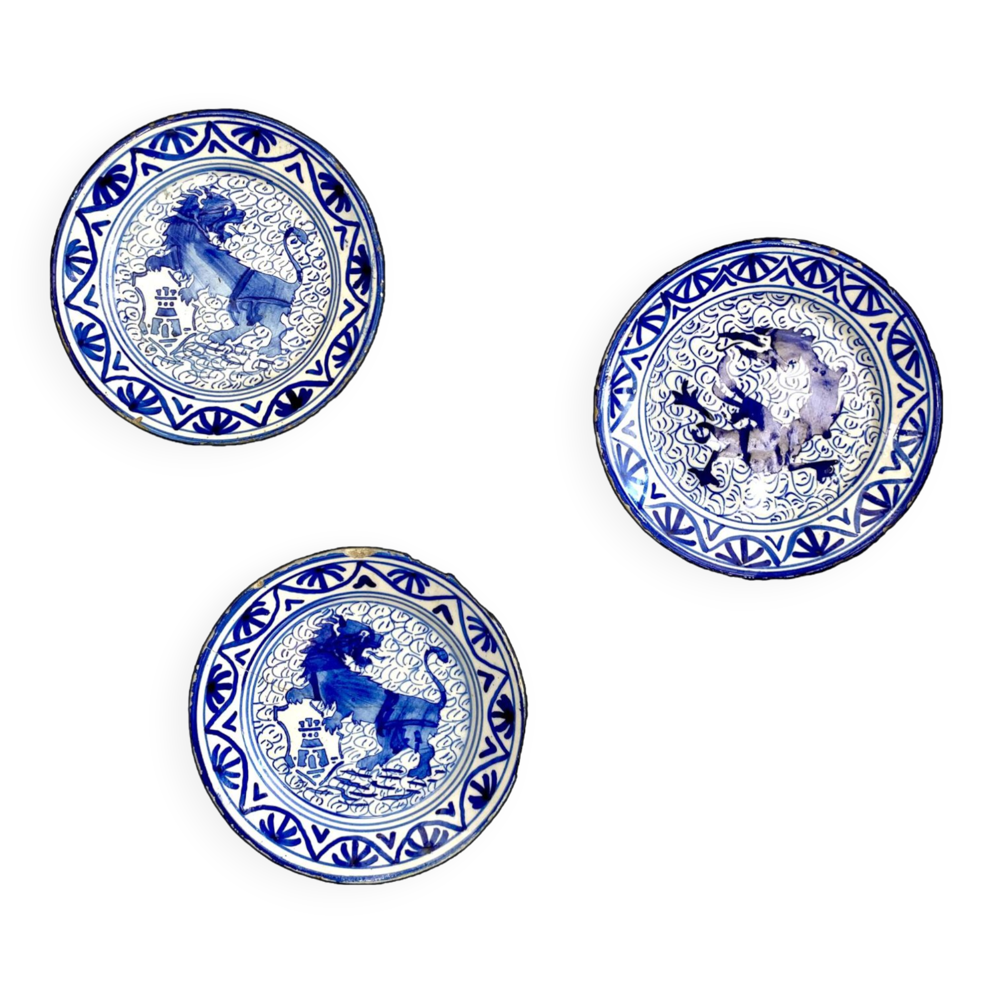 Set assiettes chinoiseries
