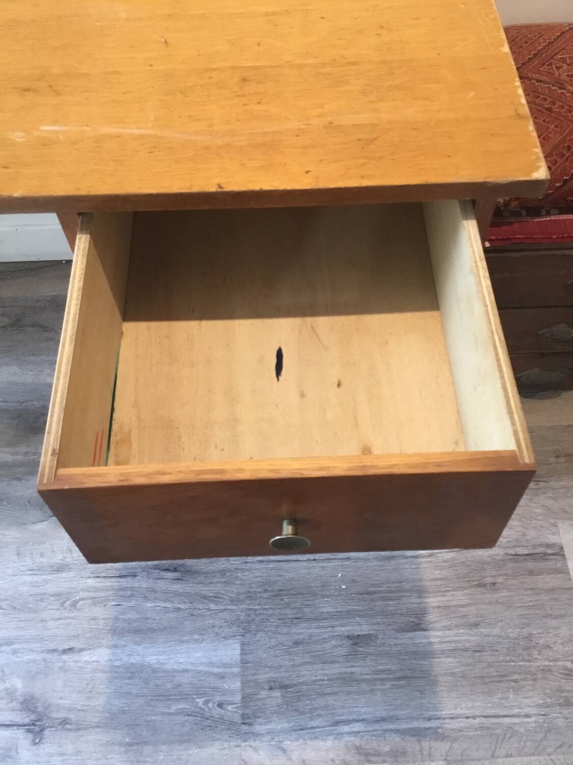 Bureau scandinave années 60 pieds compas
