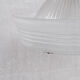 Glass and brass holophane antique pendant light