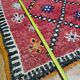 Tapis artisanal Kilim Marocain, 166 cm x 131 cm