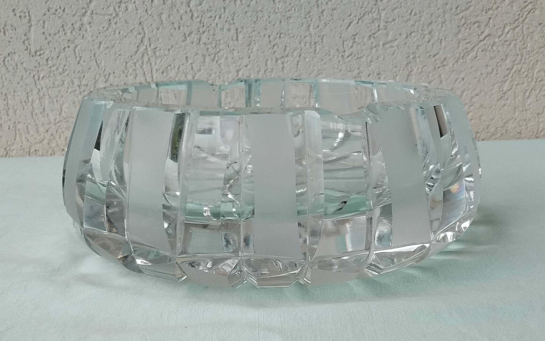 Cendrier en cristal