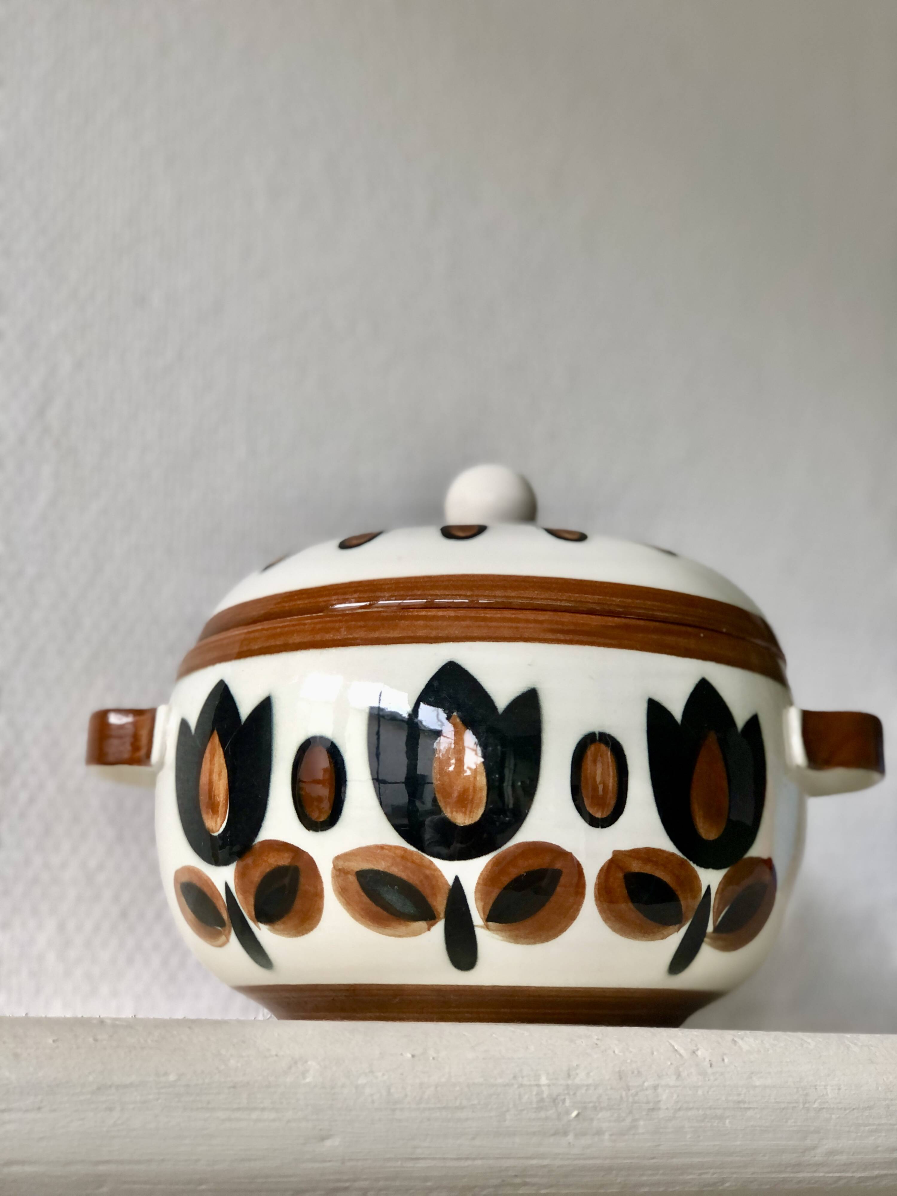 Soupière Boch La Louvière modèle Kimono