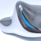 Beaver aluminum paperweight modernist design by Hoselton signed and numbered