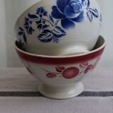 Set of 2 antique ceramic bowls
