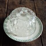 Bell glass transparent Relief Cap Deco Desserts cheese