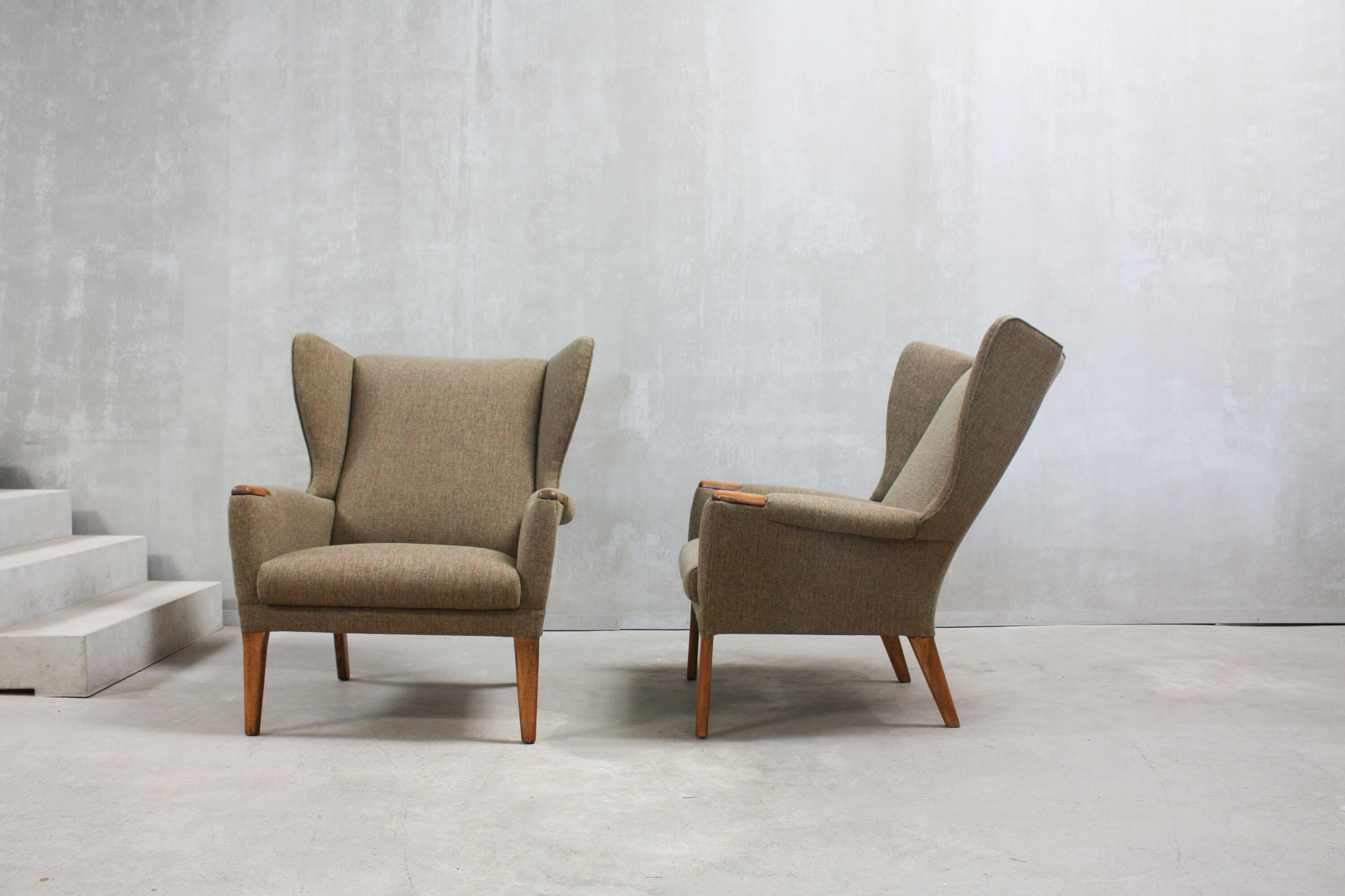 Wingback armchairs from Parker Knoll, 1960