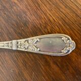 Porridge spoon silver plated goldwork felix freres floral decoration