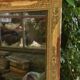 Large gilded Empire mirror from the 19th century.