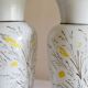 French antique opaline vase painted by hand