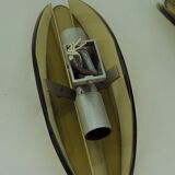 Veca wall light and vintage towel holder year 1970