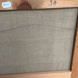 Original Swedish Oil On Canvas – Abstract Composition By Lars Sjögren – Vintage & Framed – 38 × 40 Cm (15.0" × 15.7")