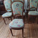 Sept chaises anciennes de style louis XVI