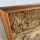 Vintage wall decoration / tapestry under frame