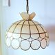 Suspension en nacre et laiton