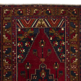 Vintage oriental rug, turkish rug from 1970s. wool rug, handmade rug