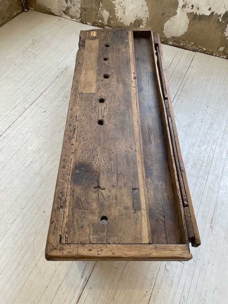 Brutally artisanal oak coffee table