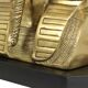 Vintage Brass Pharaoh Table Lamp Hollywood Regency 56cm