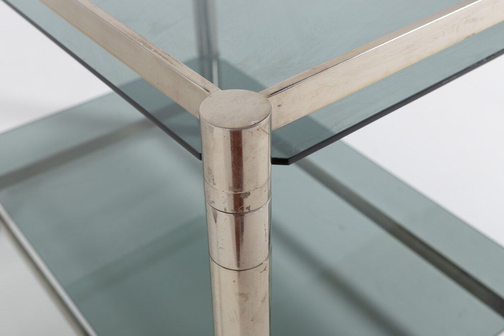 Italian chrome-plated steel service, 1970s