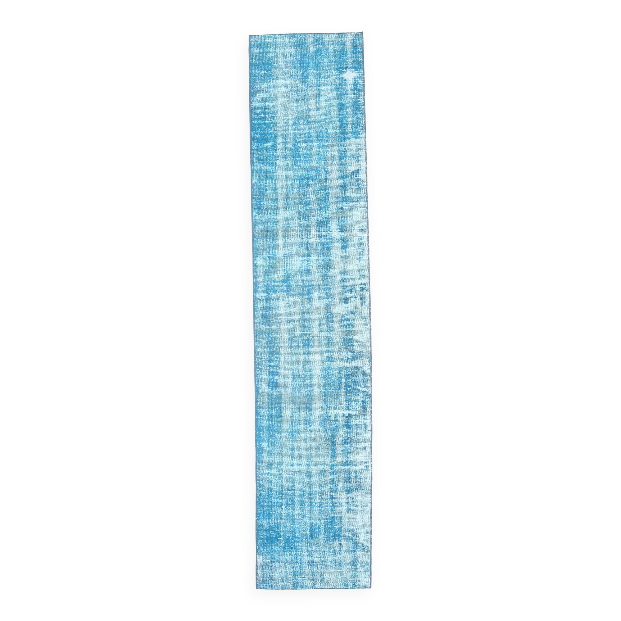 2x9 Sky Blue Classic Turkish Vintage Runner Rug, 56x268Cm