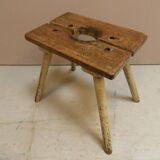 Tabouret de lait vintage