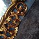Baroque mirror Louis XV gilded wood ep XIX em - 105 cm