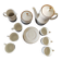 Nefertiti porcelain coffee service for 6 people.