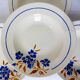 4 vintage Badonviller soup plates 211235