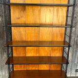 String wood and metal shelf