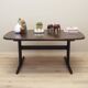 Table en chêne, design danois, années 1970, fabricant : Skovby