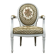 1970s Louis XVI style cabriolet armchair