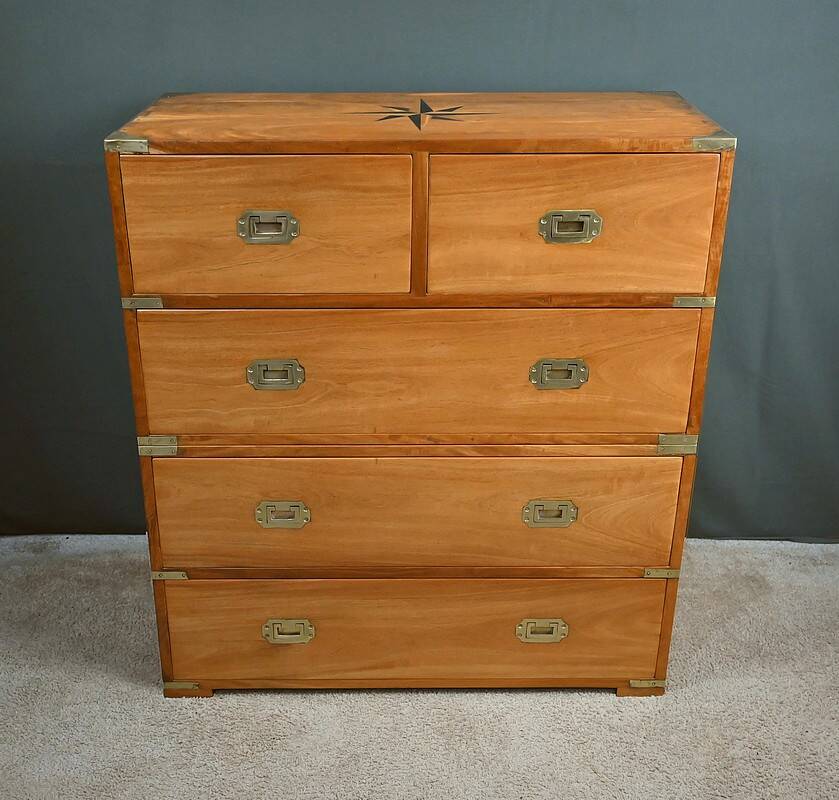Marine Commode in Teak, India – 20th Century