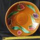 1960/70 shallow plate fruits / hand-painted / Sarreguemines /